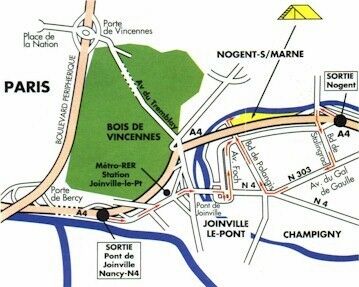 Champigny Karte
