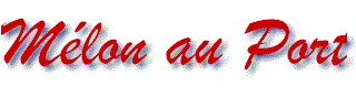 Melone Schriftzug